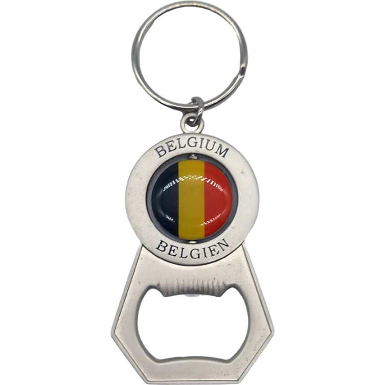 Sleutelhanger Flesopener Belgie Vlag 