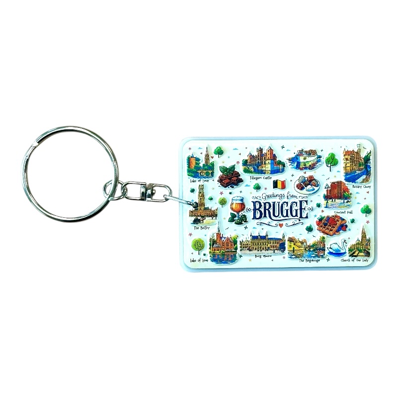 Sleutelhanger Brugge zichten
