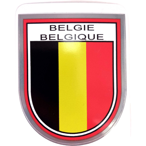 Sticker B2 Belgium Flag