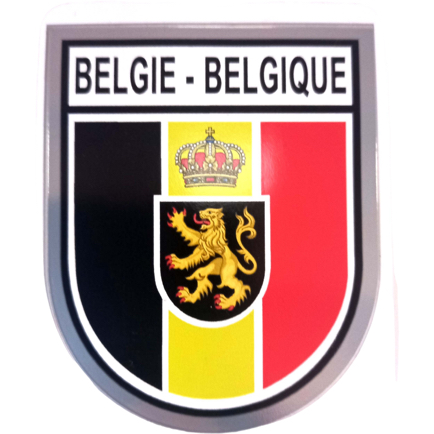 Sticker 41511 Belgium Flag + Lion