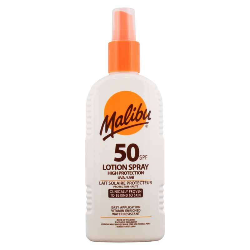 Malibu 200 ml SPF 50 lotion spray GM262