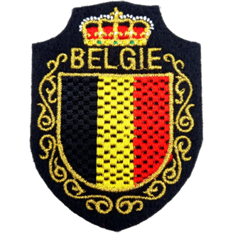 Embr. Badge 457N Belgie Flag N
