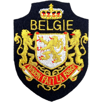 Embr. Badge 474N Belgie Crest N 