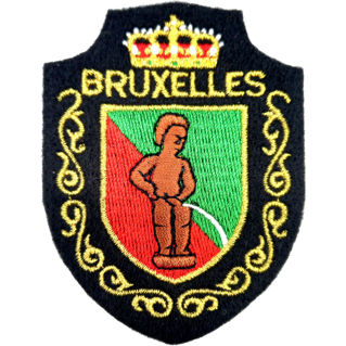 Embr. Badge 476 Brussels M.Pis