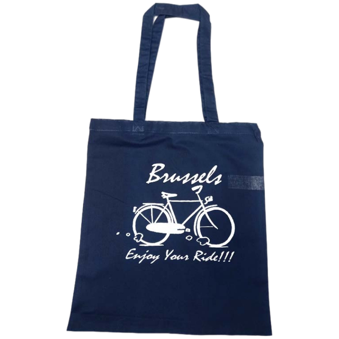 Cotton Bag Brussels Ride Navy