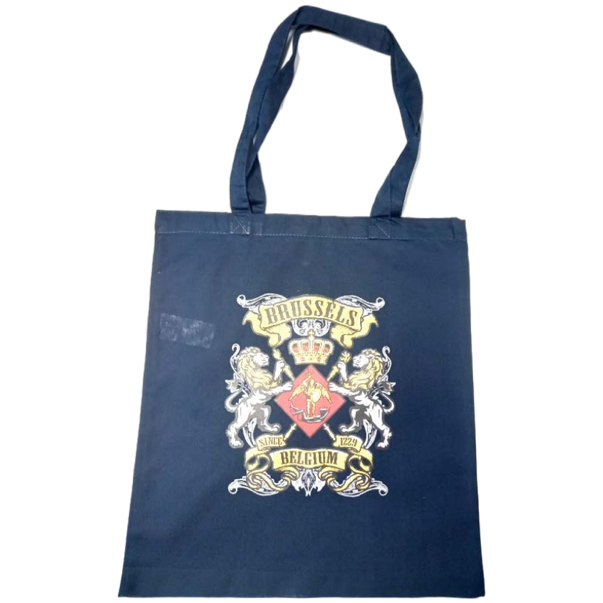 Cotton Bag Brussels Shield Navy