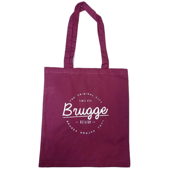 Cotton Bag Brugge Original Burgundy