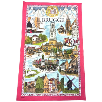 T-Towel Brugge Burgundy