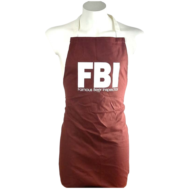 APRON FBI BURGUNDY