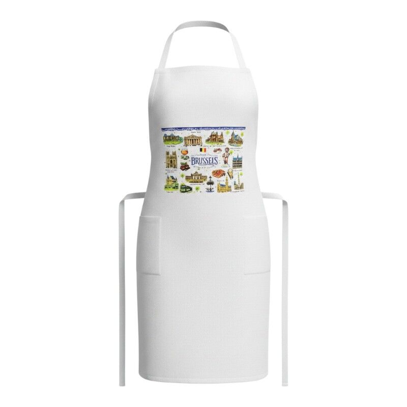 Schort naturel Brussel stijl 2