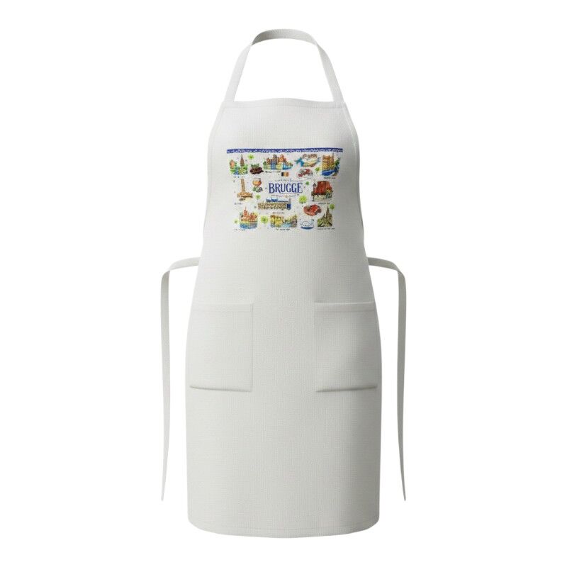 Schort naturel Brugge stijl 2