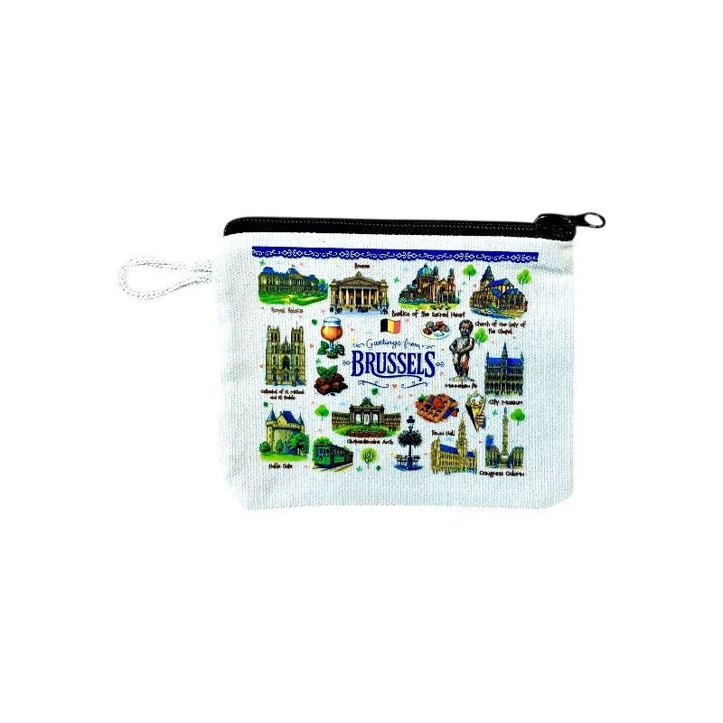Mini beauty bag Brussel stijl 2