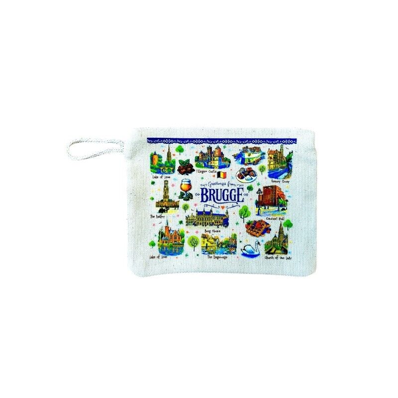 Mini beauty bag Brugge stijl 2