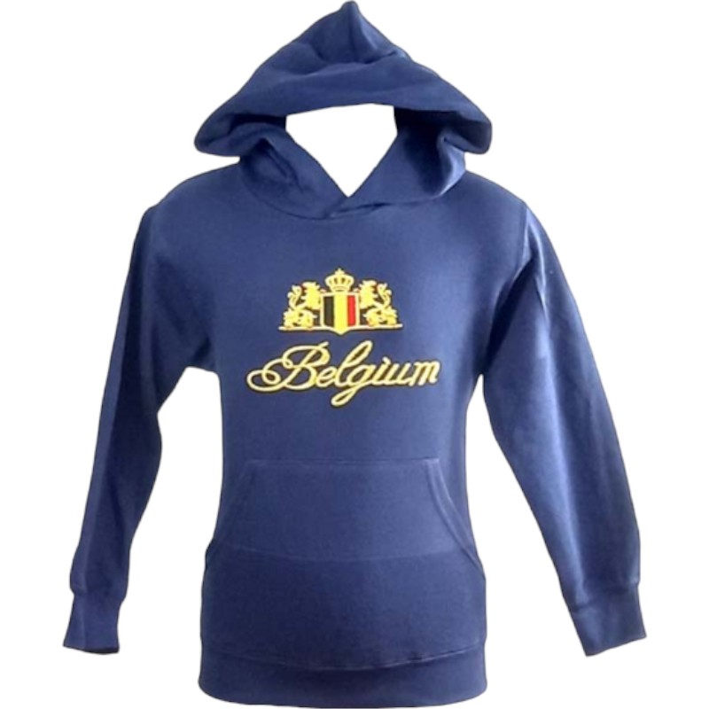 Sw-Sh Hooded Kids Belgium Embroidery Navy