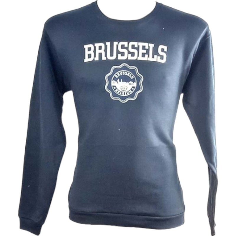 Sw-Sh Non-Hooded Brussels Fl Navy