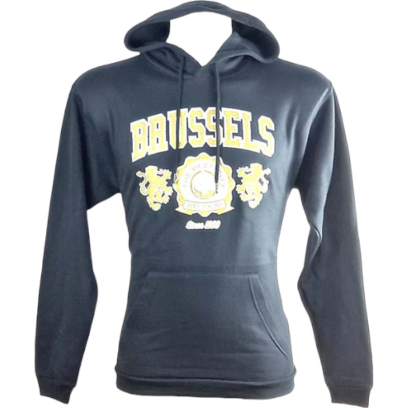 Sw-Sh Hooded Brussels 2 Lions Navy