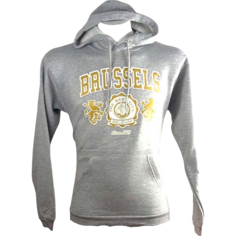 Sw-Sh Hooded Brussels 2 Lions Grey