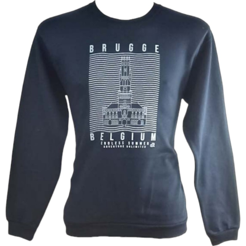 Sweater non-hooded Brugge summertime navy L