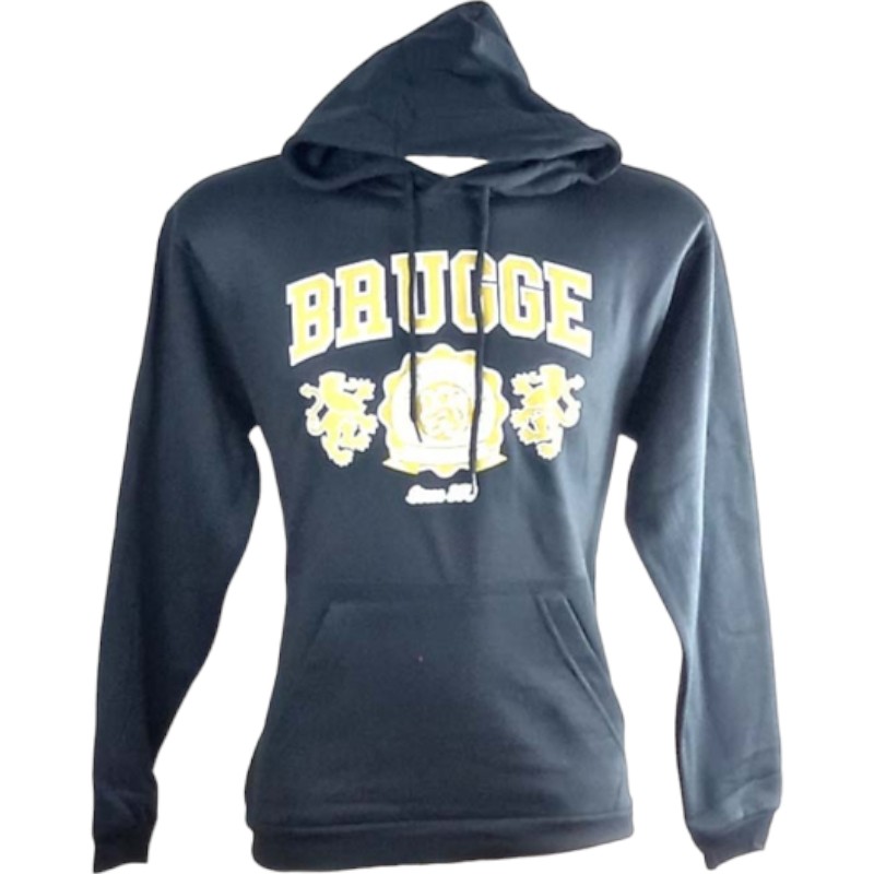 Sweater hooded Brugge 2 lions navy L