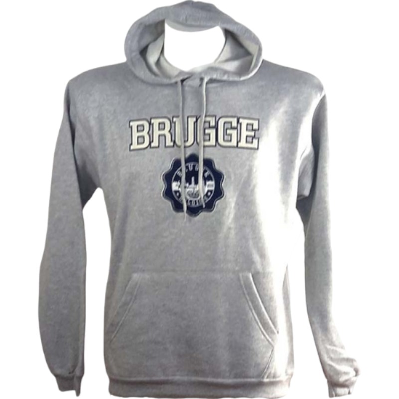 Sweater hooded Brugge fl grey L