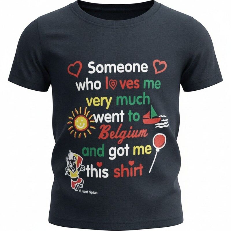 T-shirt kind someone navy  11-12