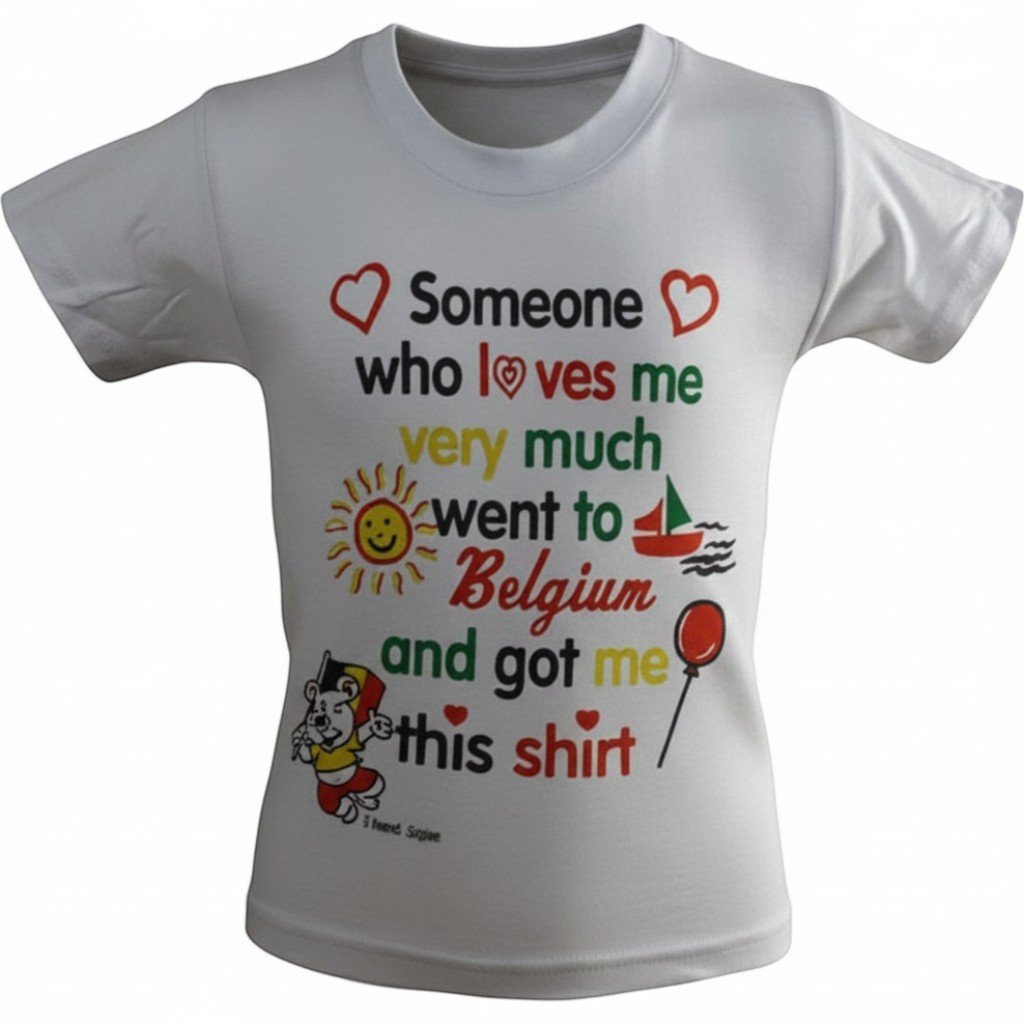 T-shirt kids someone white  9-10