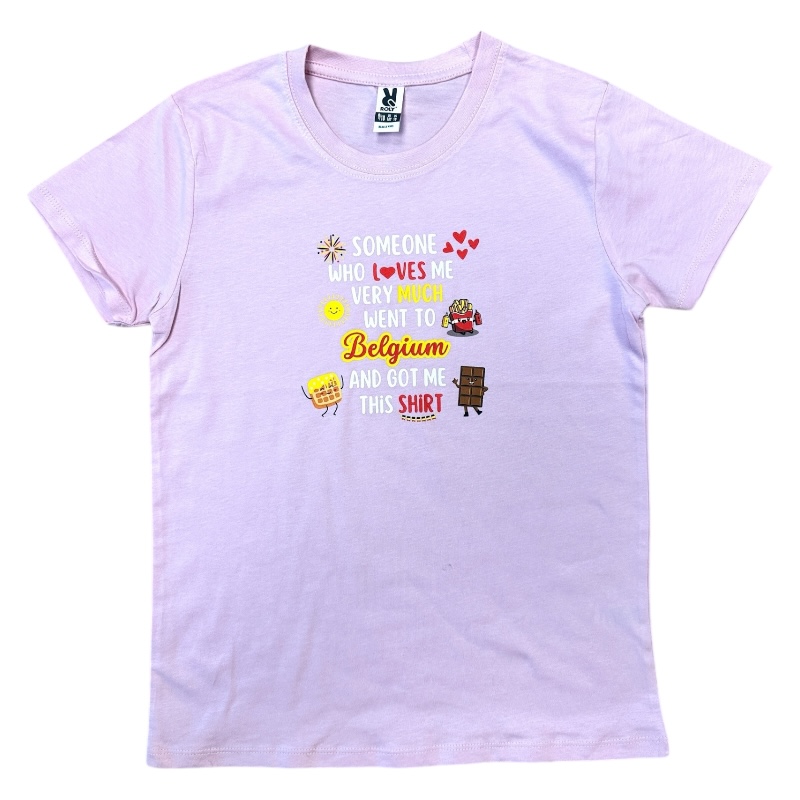 T-Sh kids Someone roze 9-10