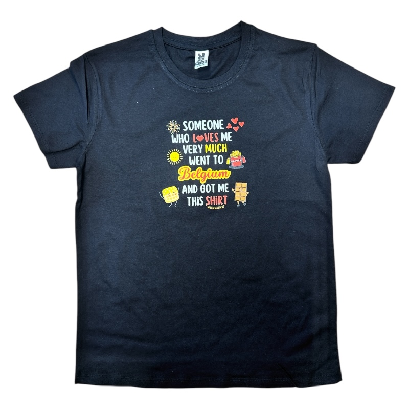 T-Sh kids Someone zwart 1-2
