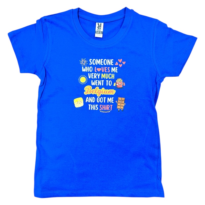 T-Sh kids Someone royal blue 3-4