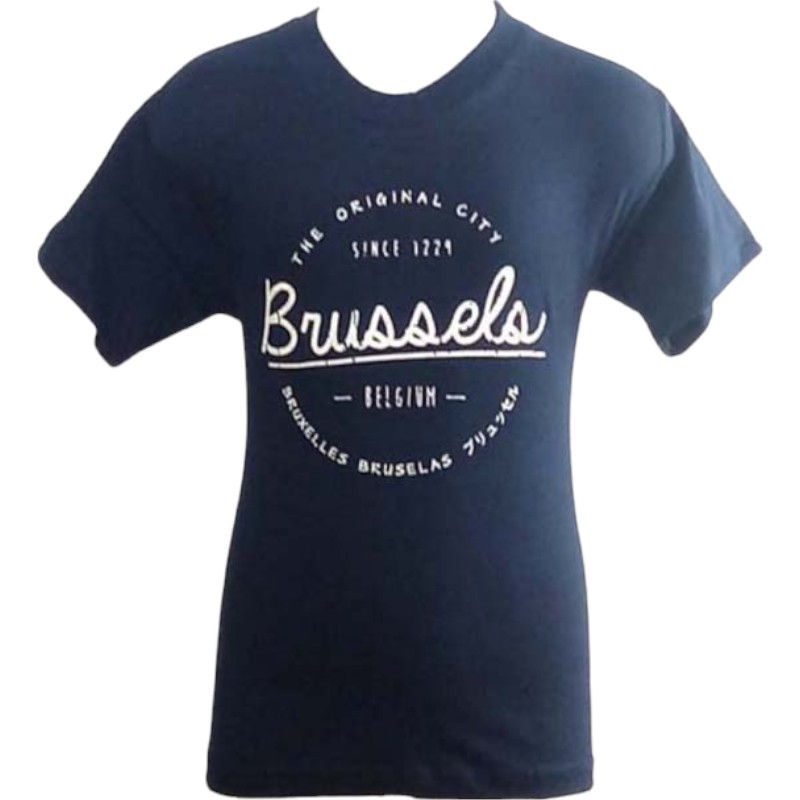 T-shirt kids Brussels original navy  3-4