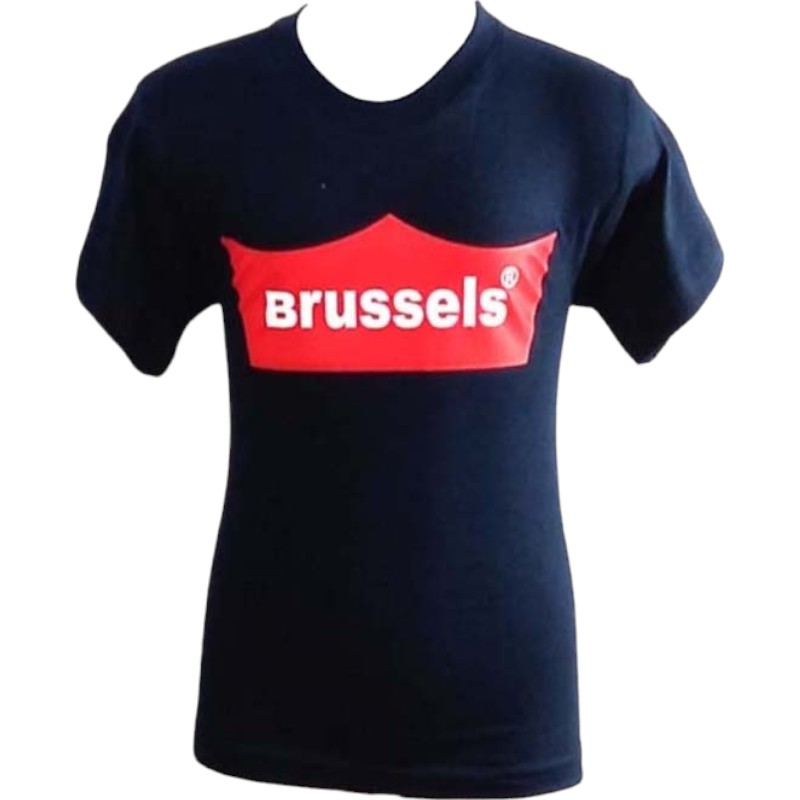 T-Shirt Kids Brussels Red Crown Navy