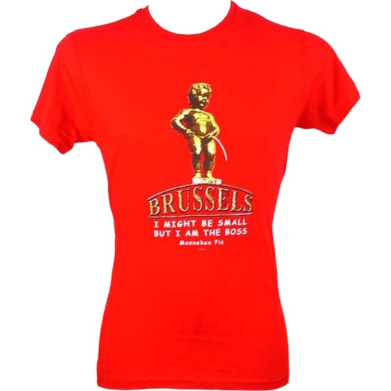 T-shirt kind Manneke Pis boss red  11-12