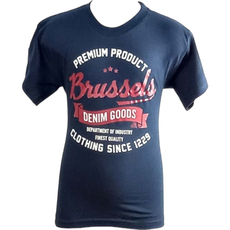 T-Shirt Kids Brussels Premium Navy