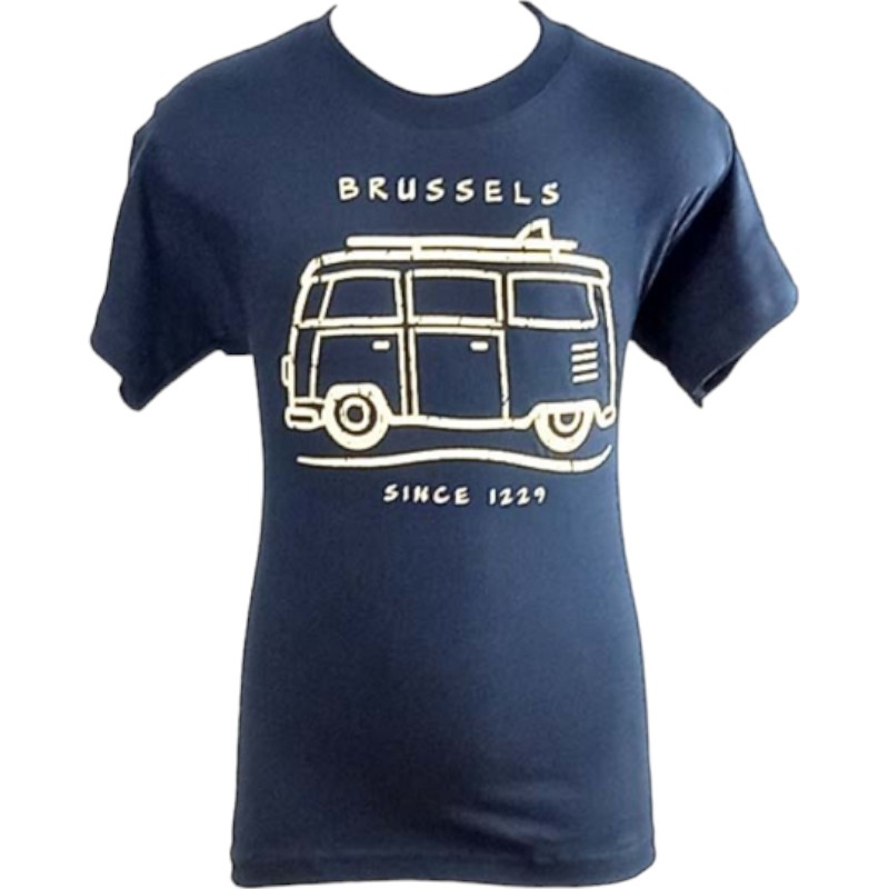 T-shirt kids Brussels surf navy  7-8