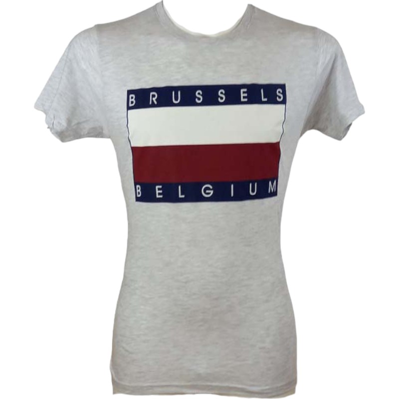 T-shirt adults Brussels blok ash L