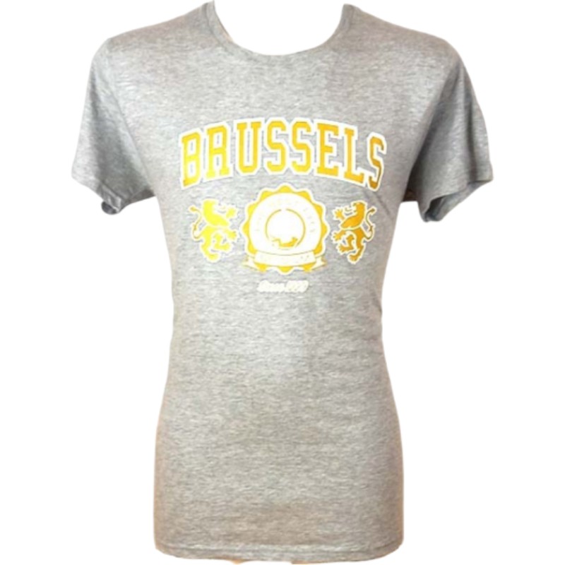 T-Shirt Adults Brussels 2 Lions Grey