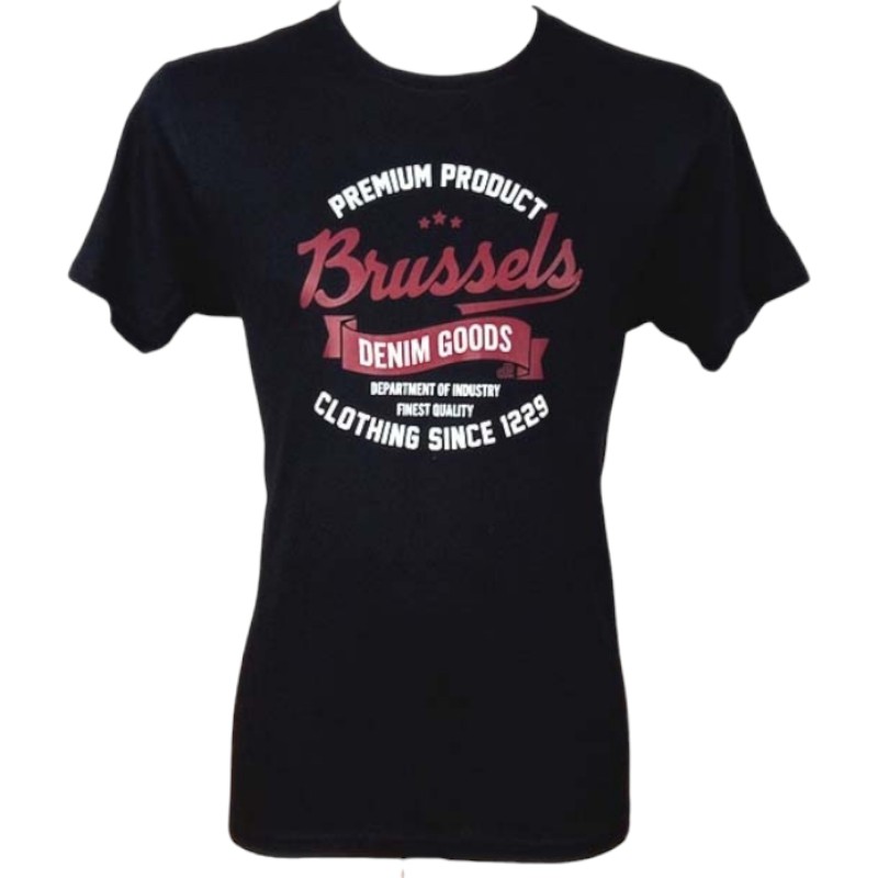 T-Shirt Adults Brussels Premium Black