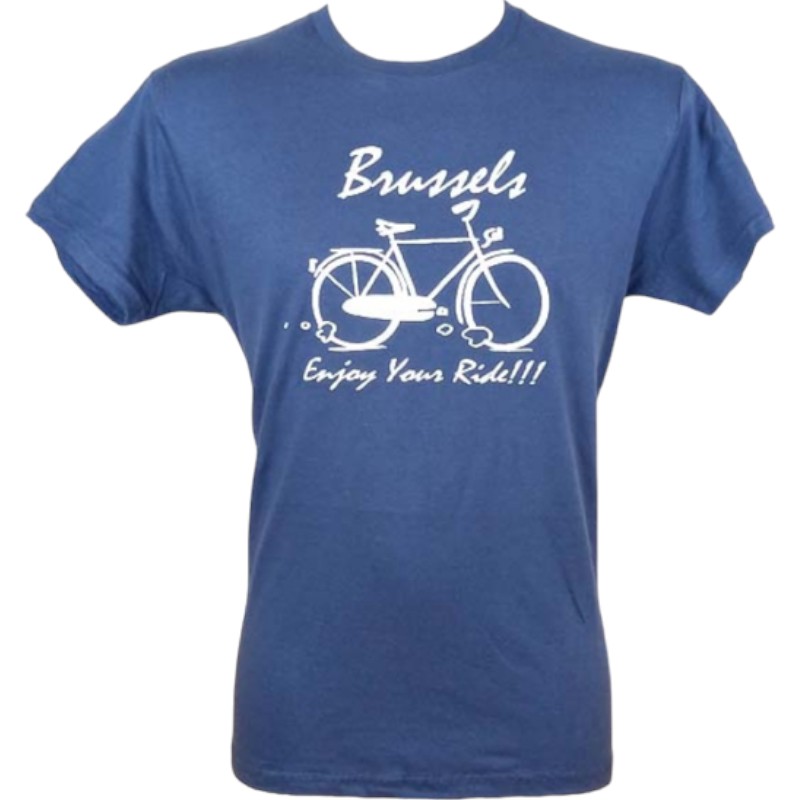 T-shirt adults Brussels ride denim L