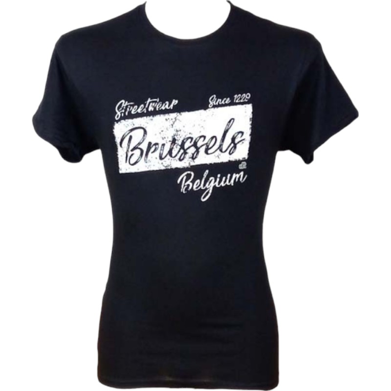 T-Shirt Adults Brussels Streetwear Black