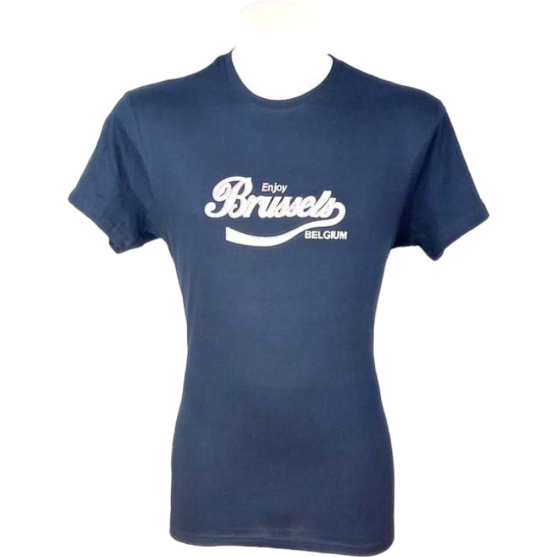 T-shirt adults Brussels enjoy navy XXL