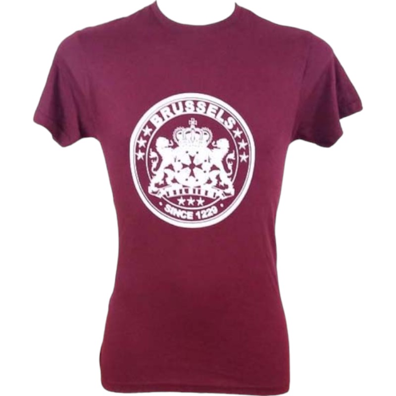 T-shirt adults Brussels since burgundy L