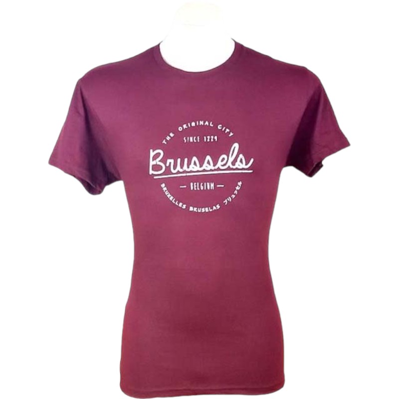 T-Shirt Adults Brussels Original Burgundy