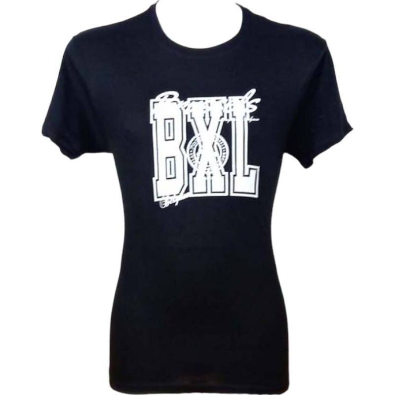 T-shirt adults Brussels bxl black L