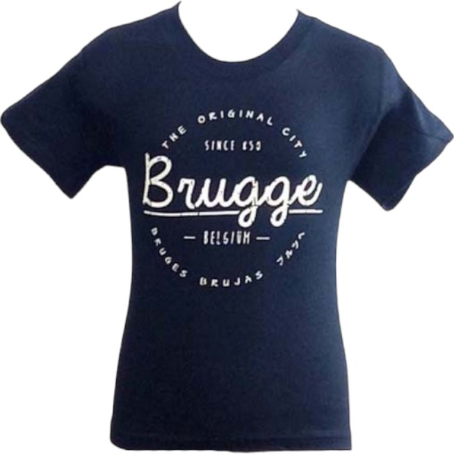 T-shirt kids Brugge original navy L