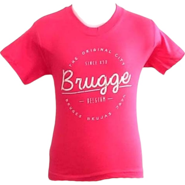 T-Shirt Kids Brugge Original Fuchia