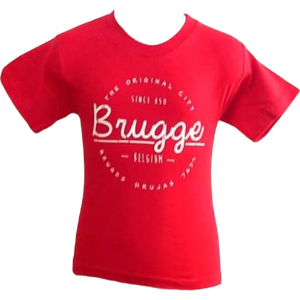 T-Shirt Kids Brugge Original Red