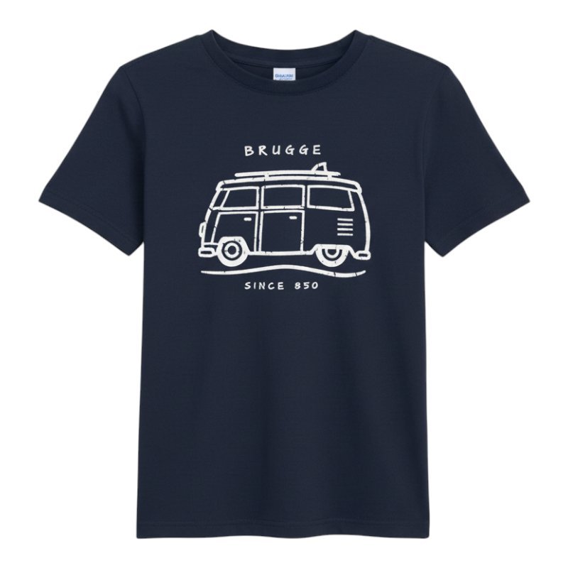 T-shirt kind Brugge surf navy  11-12