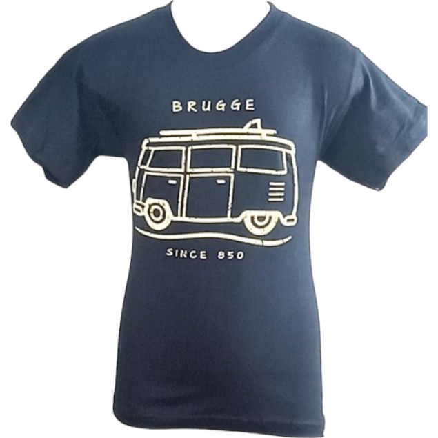 T-shirt kids Brugge surf navy L