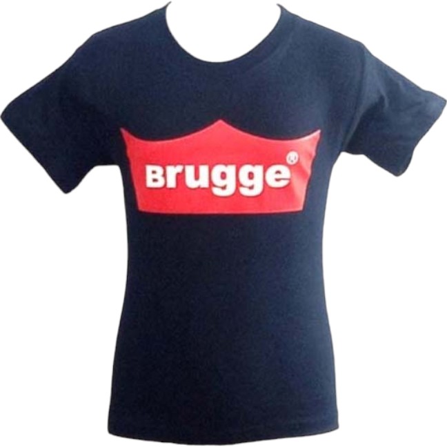 T-Shirt Kids Brugge Red Crown Navy
