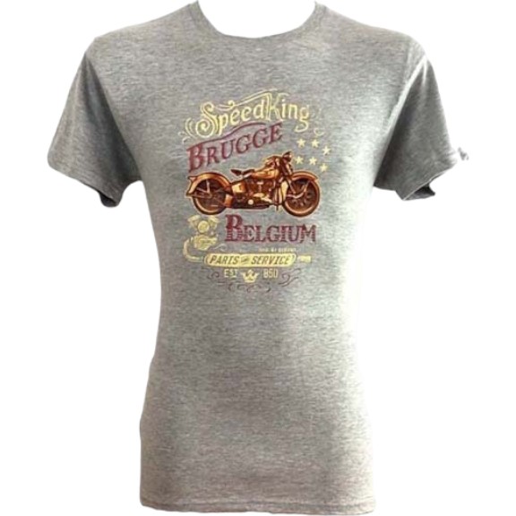 T-Shirt Adults Brugge Speedking Grey